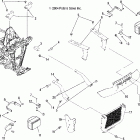 ATP 330 4X4 QUAD - A05JD32EA Front bumper mounting / headlight / front turn sig...