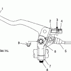 PREDATOR 500 - A05GJ50AA Рычаг сцепления
