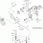 PREDATOR 500 - A05GJ50AA Задний тормоз