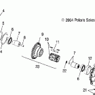 MAGNUM 330 4X4 - A05CD32AA Передний редуктор