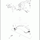 FLHR 1FBC ROAD KING (2022) TAIL LAMP AND TURN SIGNALS, REAR - FLHR