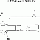 SCRAMBLER 500 4X4 - A05BG50AA Ведущий вал