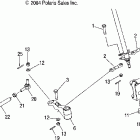 PREDATOR 500 - A05GJ50AA Рулевое управление нижняя часть