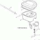 TRAIL BOSS 330 QUADRICYCLE - A05CA32EA Throttle control / cable