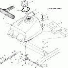 SCRAMBLER 500 4X4 - A05BG50AA Топливный бак