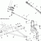 TRAIL BOSS 330 QUADRICYCLE - A05CA32EA A-arm and strut mounting