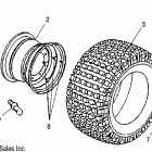 PREDATOR 90 - A05KA09CA Заднее колесо