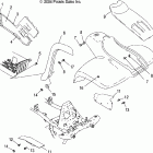 ATP 500 4X4 - A05JD50AA Переднее крыло