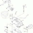 ATP 500 4X4 - A05JD50AA Fuel tank and carburetor mounting