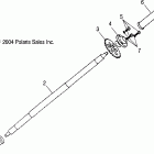 PREDATOR 90 - A05KA09CA Ось заднее колесо