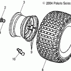 PREDATOR 50 - A05KA05CA Переднее колесо