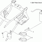PREDATOR 500 - A05GJ50AA Rear shock reservoir mounting