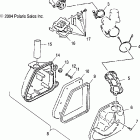 PREDATOR 90 - A05KA09CA Воздухозаборник