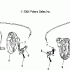 SPORTSMAN 90 - A05FA09CA Передний тормоз
