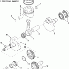 ATP 500 4X4 - A05JD50AA Коленвал и поршни