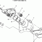ATP 330 4X4 QUAD - A05JD32EA Передний суппорт