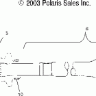 SCRAMBLER 500 4X4 - A04BG50AA Ведущий вал