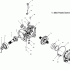 SCRAMBLER 500 4X4 - A04BG50AA Передний редуктор