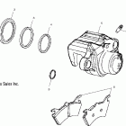 SPORTSMAN 6X6 - A04CL50AA Задний суппорт