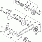 SPORTSMAN 90 - A04FA09CA Drive pulley
