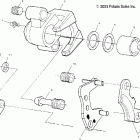 SPORTSMAN 6X6 - A04CL50AA Передний тормоз