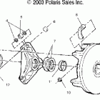 SCRAMBLER 500 4X4 - A04BG50AA Муфта сцепления