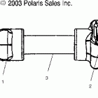 SPORTSMAN 700 - A04CH68AK Задний кардан