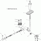 TRAIL BLAZER - A04BA25CA Селектор переключения передач