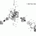 SPORTSMAN 6X6 - A04CL50AA Передний редуктор