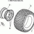 PREDATOR 50 - A04KA05CA Заднее колесо