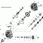 SCRAMBLER 500 4X4 - A04BG50AA Редуктор