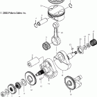 PREDATOR - A04GJ50AA Коленвал и поршни