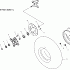 PREDATOR - A04GJ50AA Front hub and front wheel