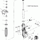 SPORTSMAN 700 - A04CH68AK Передняя стойка