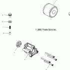 SPORTSMAN 700 - A04CH68AK Масляный насос