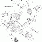 SCRAMBLER 500 4X4 - A04BG50AA Крепление двигателя