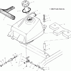 SCRAMBLER 500 4X4 - A04BG50AA Топливный бак