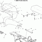 SCRAMBLER 500 4X4 - A04BG50AA Заднее крыло