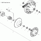 SPORTSMAN 6X6 - A04CL50AA Привод сцепления