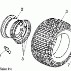 PREDATOR 90 - A04KA09CA Заднее колесо