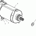 SPORTSMAN 700 - A04CH68AC Стартер