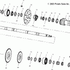 SPORTSMAN 6X6 - A04CL50AA Middle drive