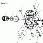 SPORTSMAN 700 - A04CH68AK Муфта сцепления