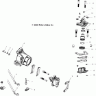 SPORTSMAN 700 - A04CH68AK Задний суппорт