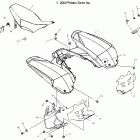 PREDATOR - A04GJ50AA Заднее крыло и сиденье