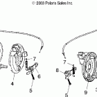PREDATOR 90 - A04KA09CA Передний тормоз