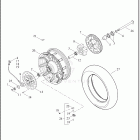 FLHTP 1FMP POLICE ELECTRA GLIDE (2025) Колесо заднее