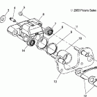 TRAIL BOSS 330 - A04CA32AA Передний тормоз