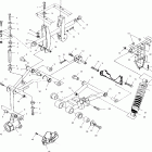 SPORTSMAN 500 - A04CH50AA Задняя подвеска