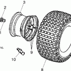 SPORTSMAN 90 - A04FA09CA Переднее колесо